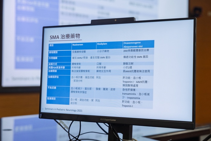 吳博銘醫師於記者會分享【脊髓性肌肉萎縮症(SMA)】治療新里程圖片