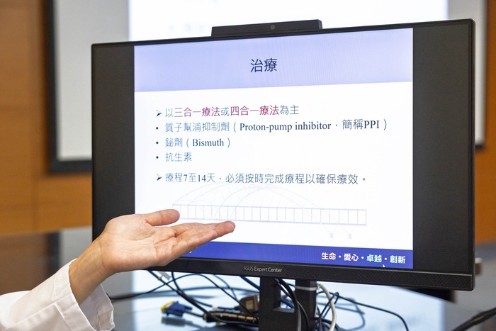 羅筱淯醫師於記者會分享【兒童及青少年幽門桿菌感染】議題圖片