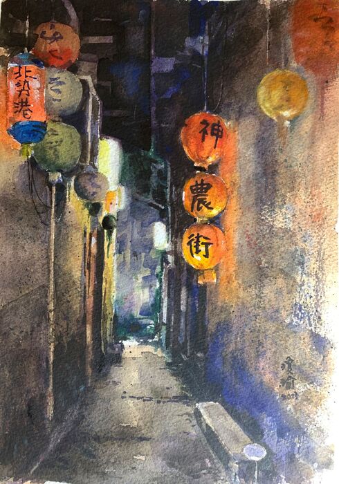 114.04.01心之嚮往-杜瓊瑜水彩個展圖片