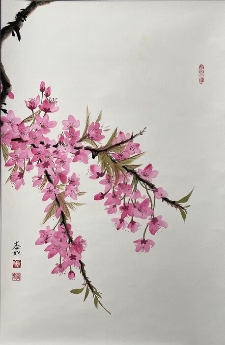 114.02.03儀為有你,三生有杏-水墨創作展圖片