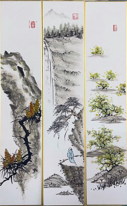 114.02.03儀為有你,三生有杏-水墨創作展圖片