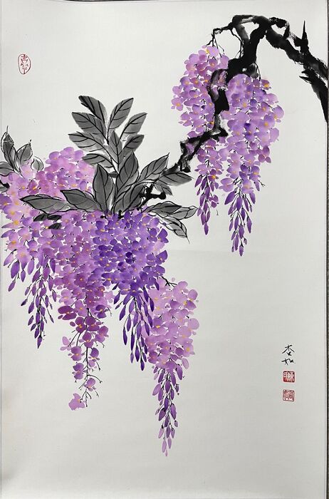 114.02.03儀為有你,三生有杏-水墨創作展圖片