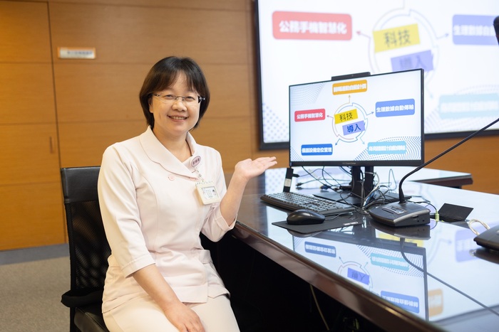 成大醫院護理部陳嘉容督導分享,資訊小組應用智慧化科技,打造專業溫暖的照護典範圖片