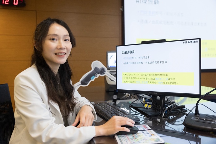 謝宜珈醫師於記者會分享攝護腺微創手術【水蒸氣消融術】圖片